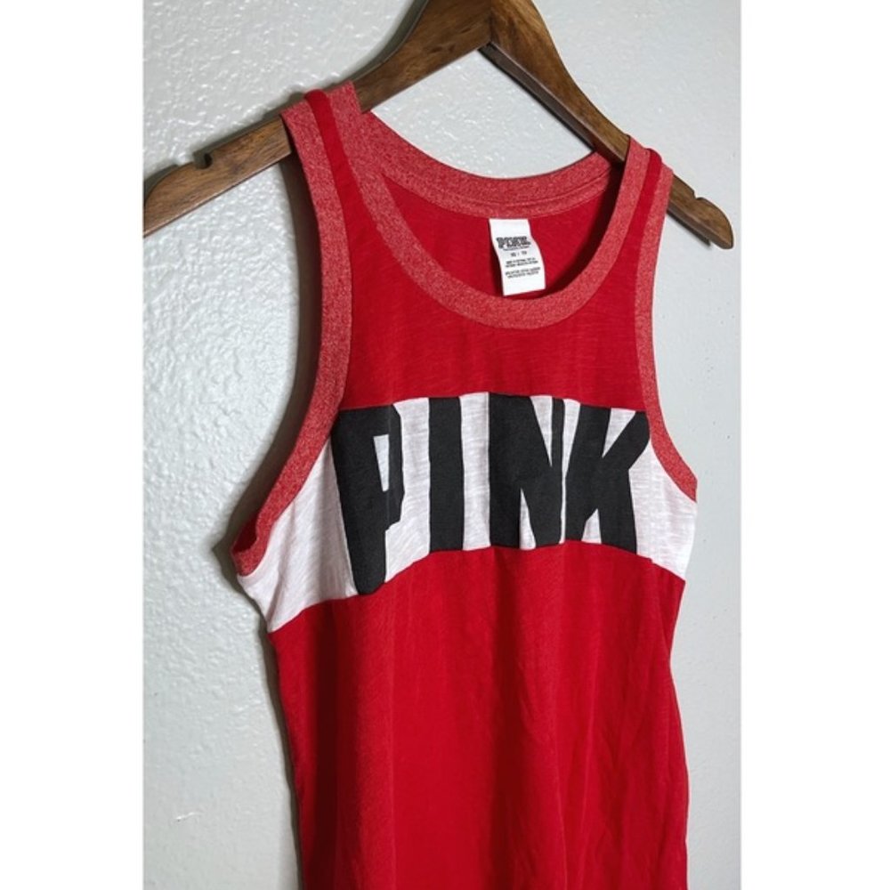 Victorias Secret PINK Red Tank Top - Picture 3 of 4